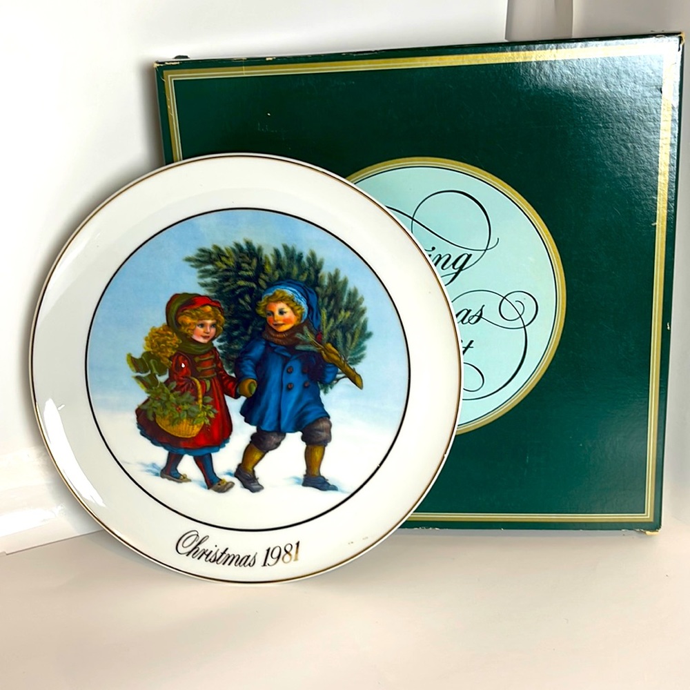 1981 Christmas Plate